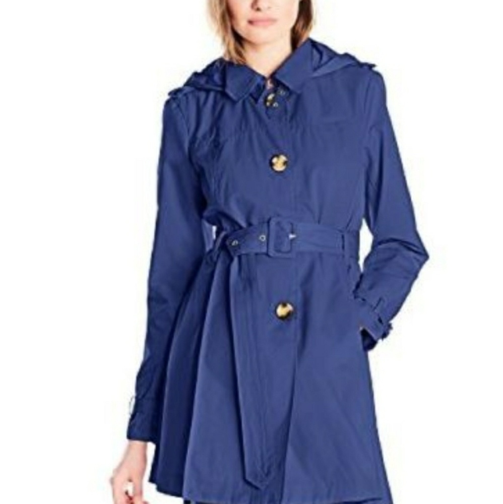 Steve Madden Hooded Trench- Medium Only